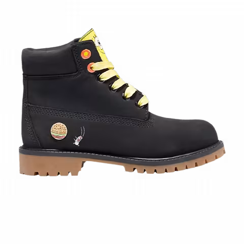 Timberland SpongeBob SquarePants x 6 Inch Premium Waterproof Boot Junior 'Black'