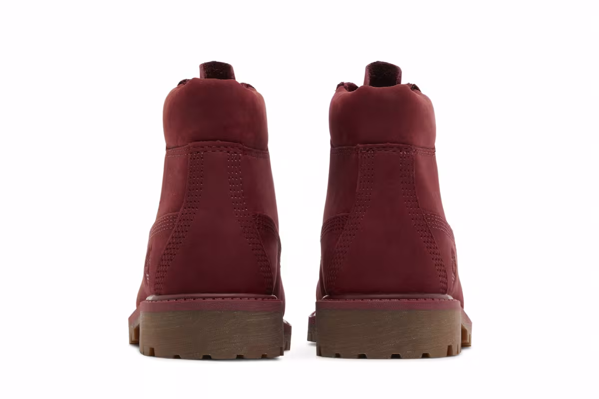 Timberland 6 Inch Premium Little Kids Burgundy, view 7