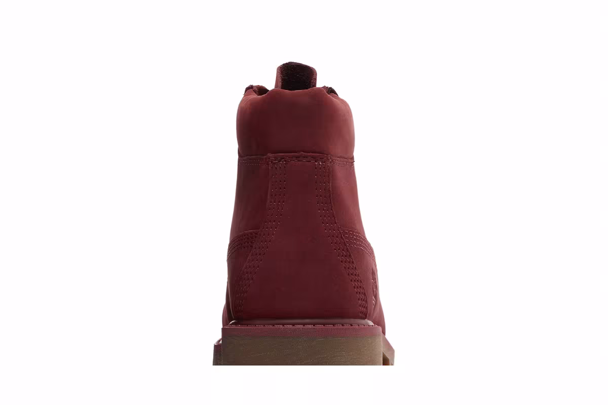 Timberland 6 Inch Premium Little Kids Burgundy, view 8