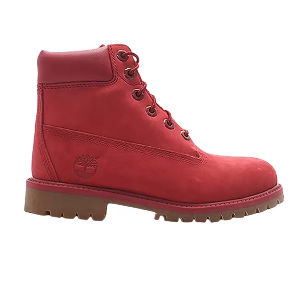 Timberland 6 Inch Premium Junior Red