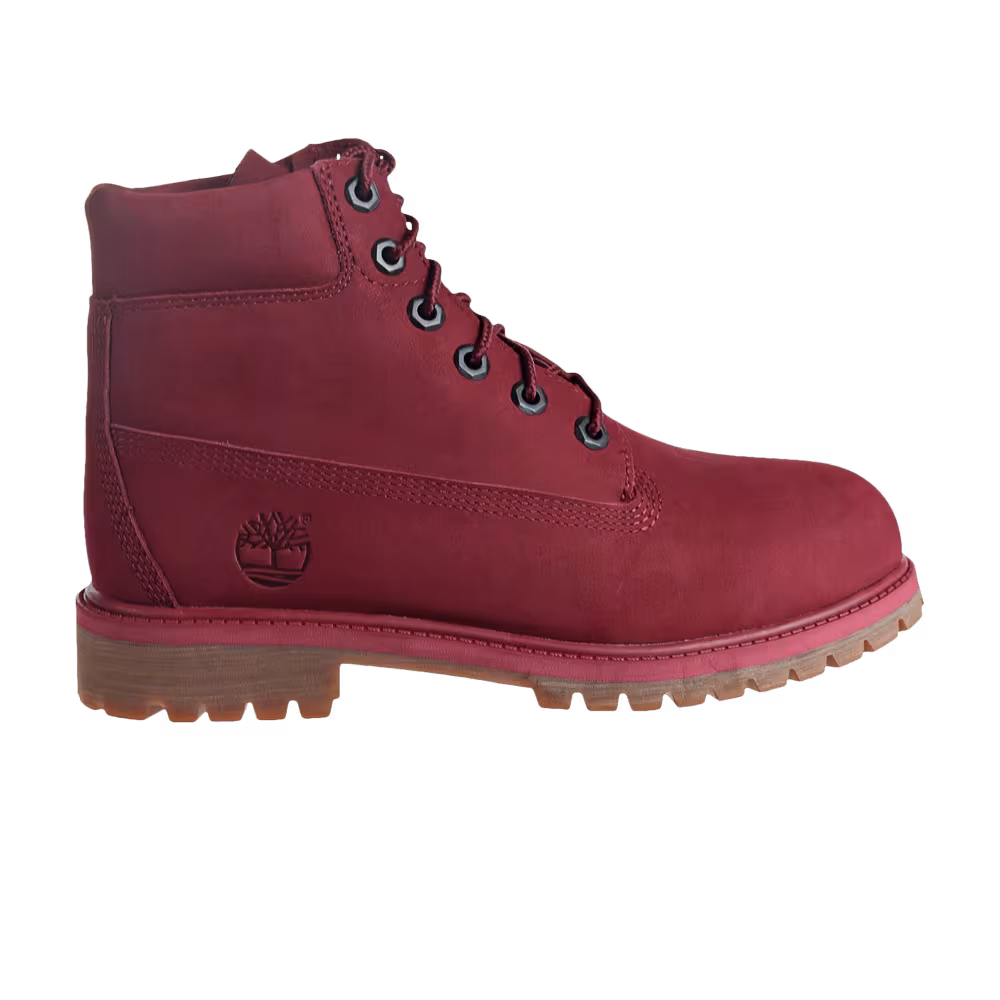 Timberland 6 Inch Kids Burgundy