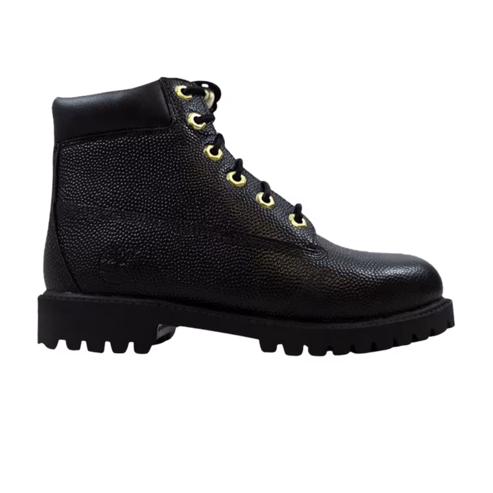 Timberland 6 Inch Premium Football Leather Boot Youth Black
