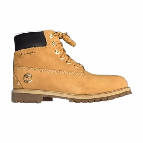 Timberland Champion x 6 Inch Premium Shearling Kids 'Wheat Nubuck'