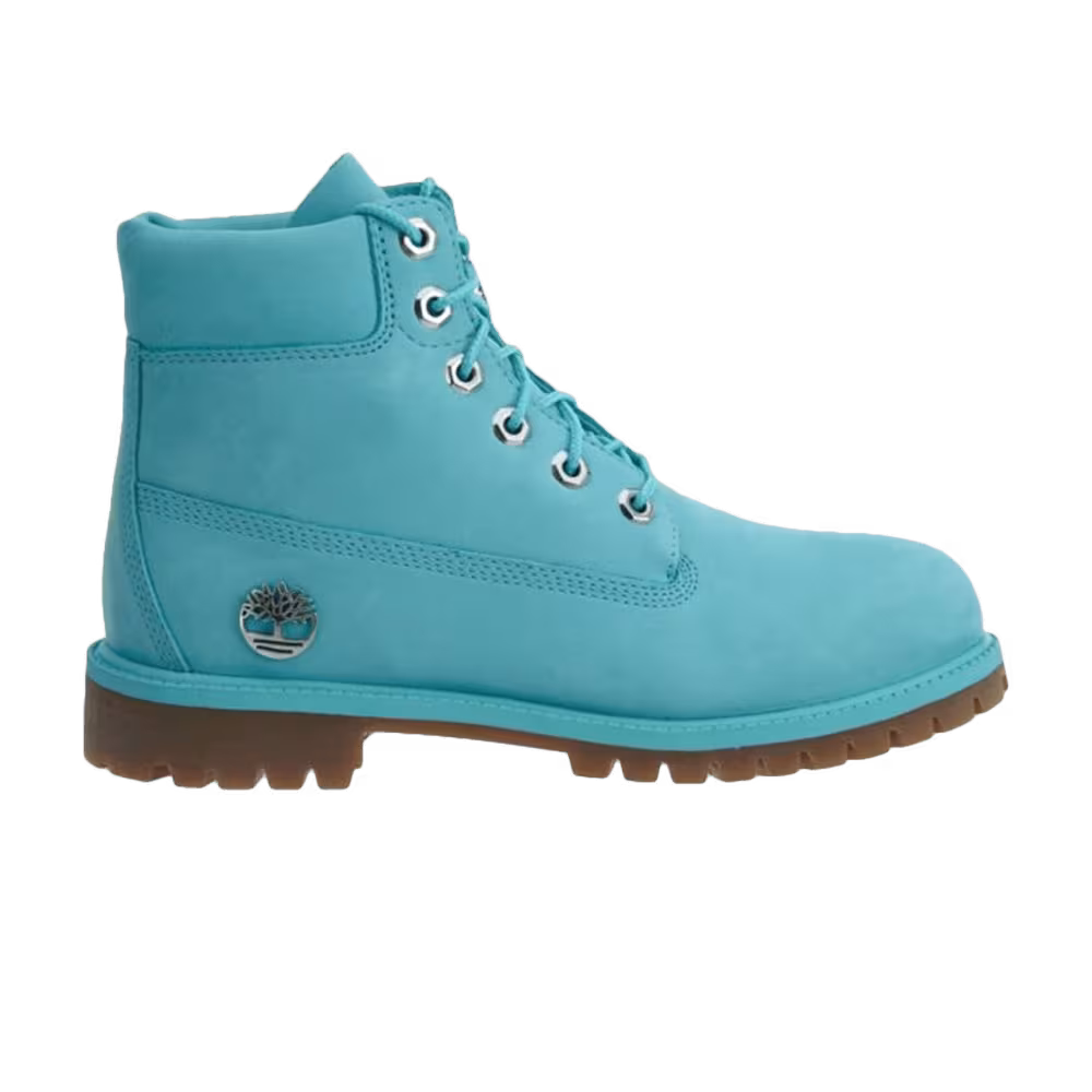 Timberland 6 Inch Premium Juniors Tidepool Blue