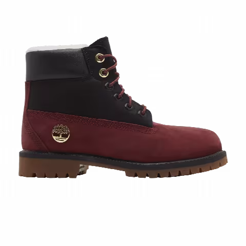 Timberland 6 Inch Premium Shearling Boot Junior 'Syrah Black'