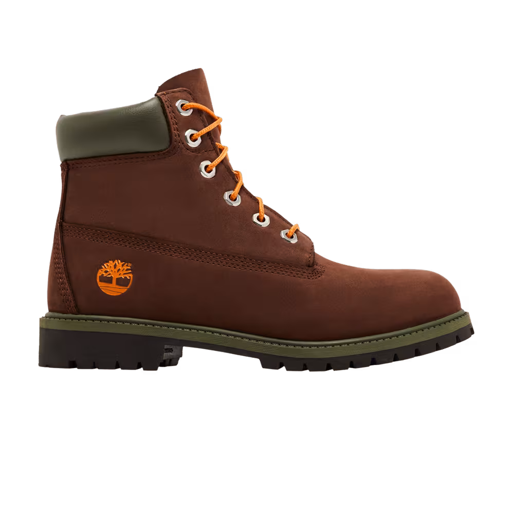 Timberland 6 Inch Premium Boot Junior Dark Brown