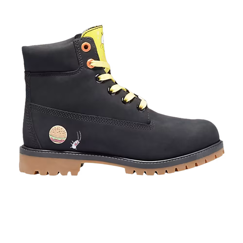 SpongeBob SquarePants x Timberland 6 Inch Junior Black
