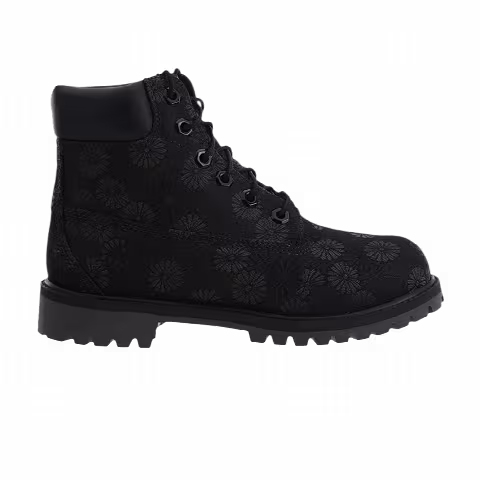 Timberland 6 Inch Premium Junior 'Black Floral'