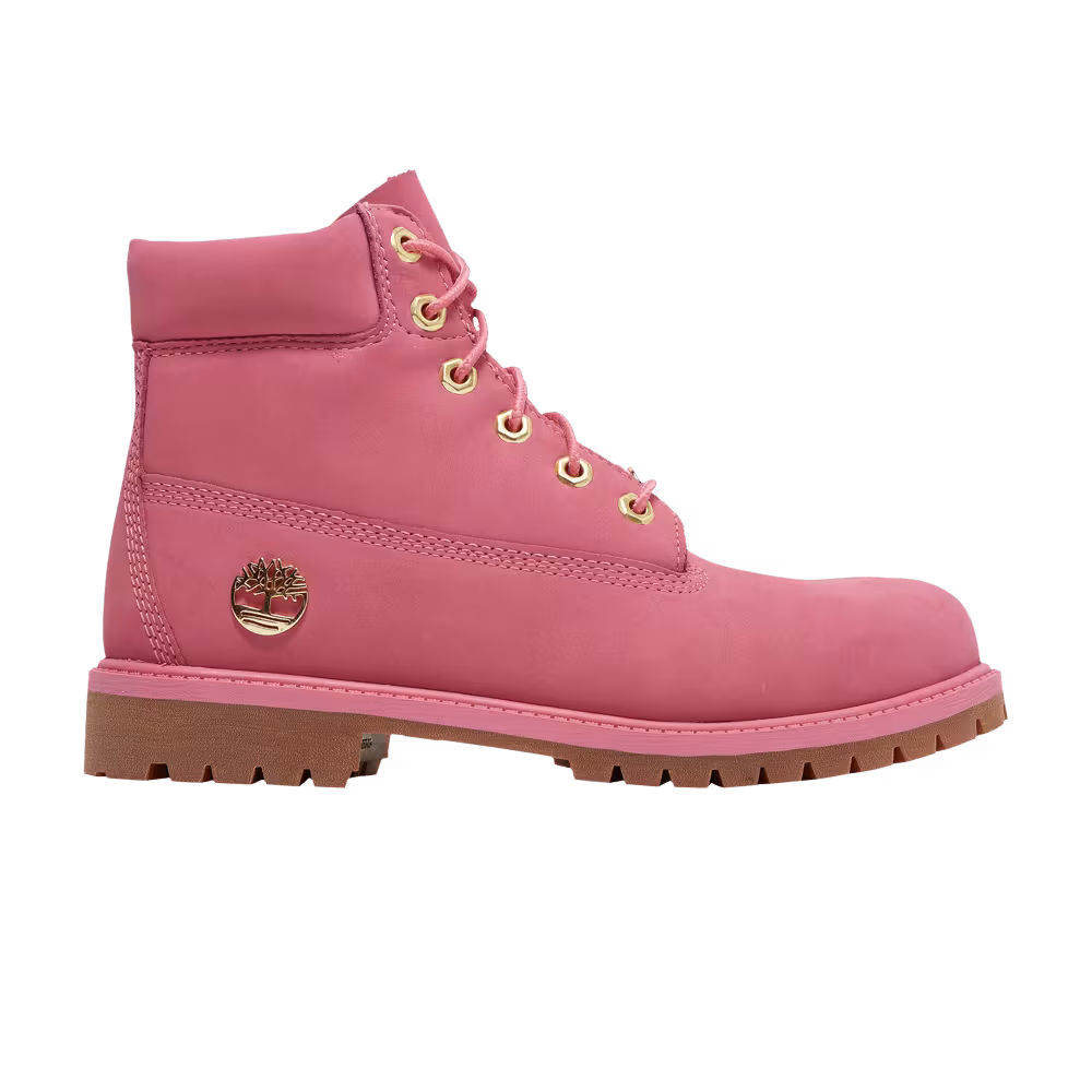 Timberland 6 Inch Premium Junior Medium Pink