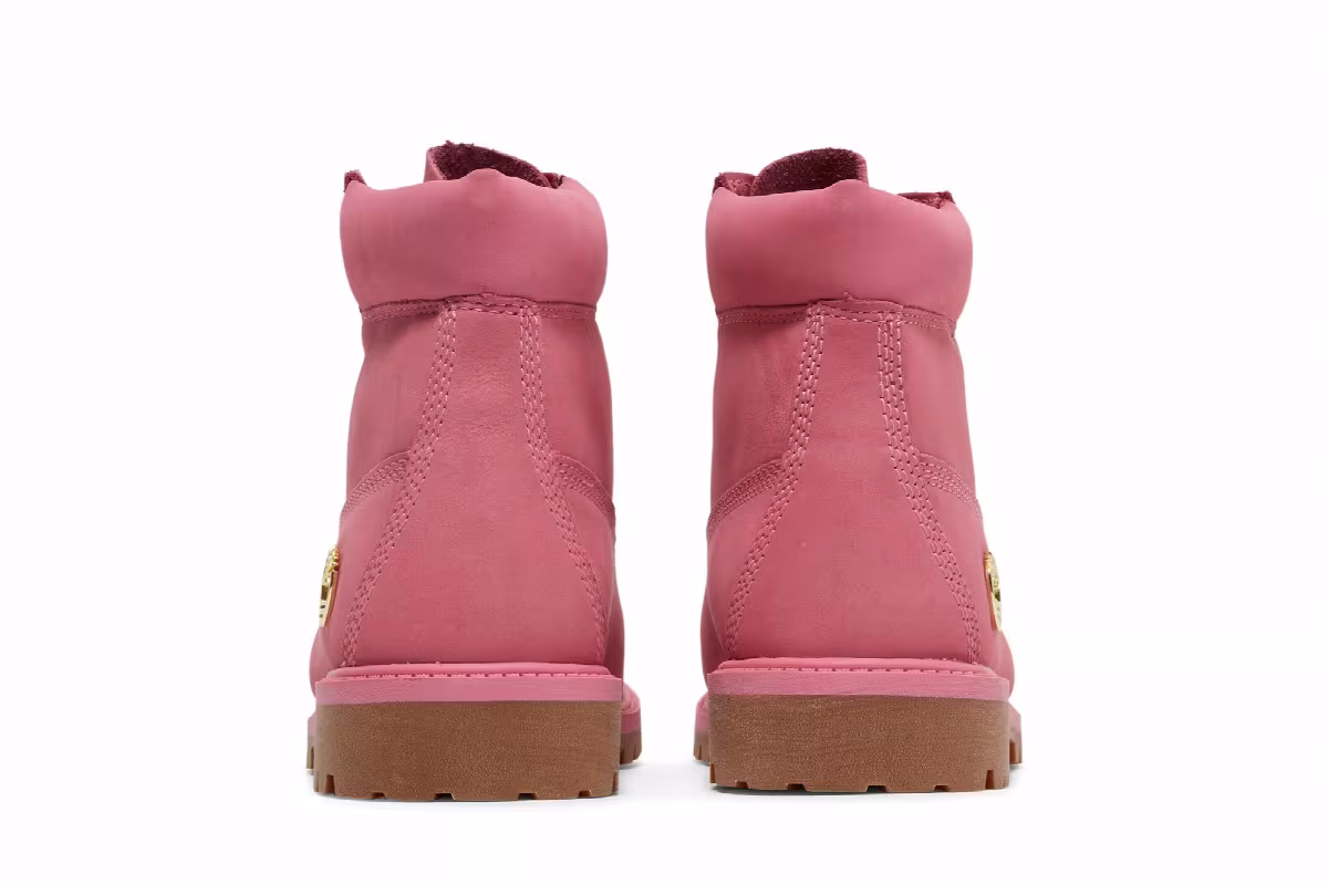 Timberland 6 Inch Premium Junior Medium Pink, view 7