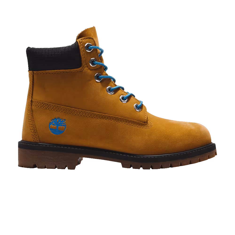 Timberland 6 Inch Premium Boot Junior Wheat Blue