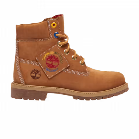 Timberland 6 Inch Premium Waterproof Boot Junior 'Patch Pack - Wheat'