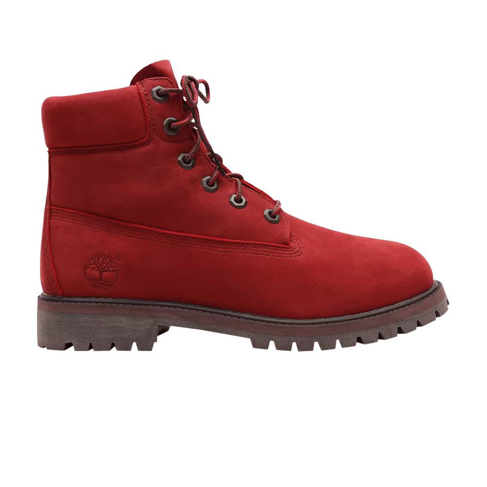 Timberland 6 Inch Premium Boot Junior Dark Red