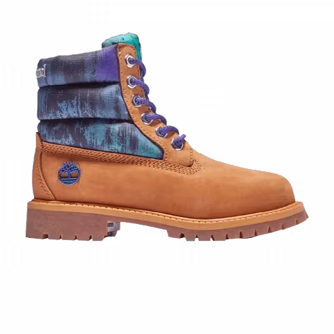 Timberland 6 Inch Premium Quilted Boot Junior 'Northern Lights - Wheat'