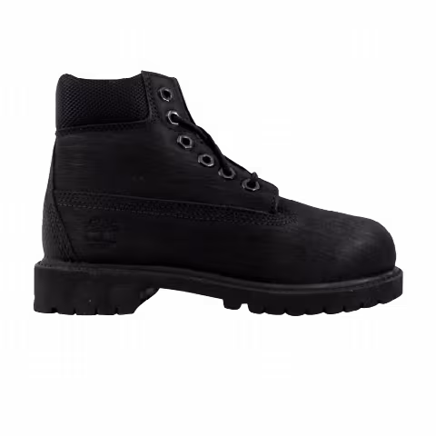 Timberland 6 Inch Premium Junior 'Black Brush'