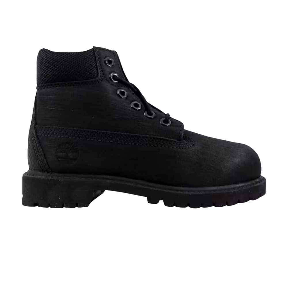 Timberland 6 Inch Premium Junior Black Brush
