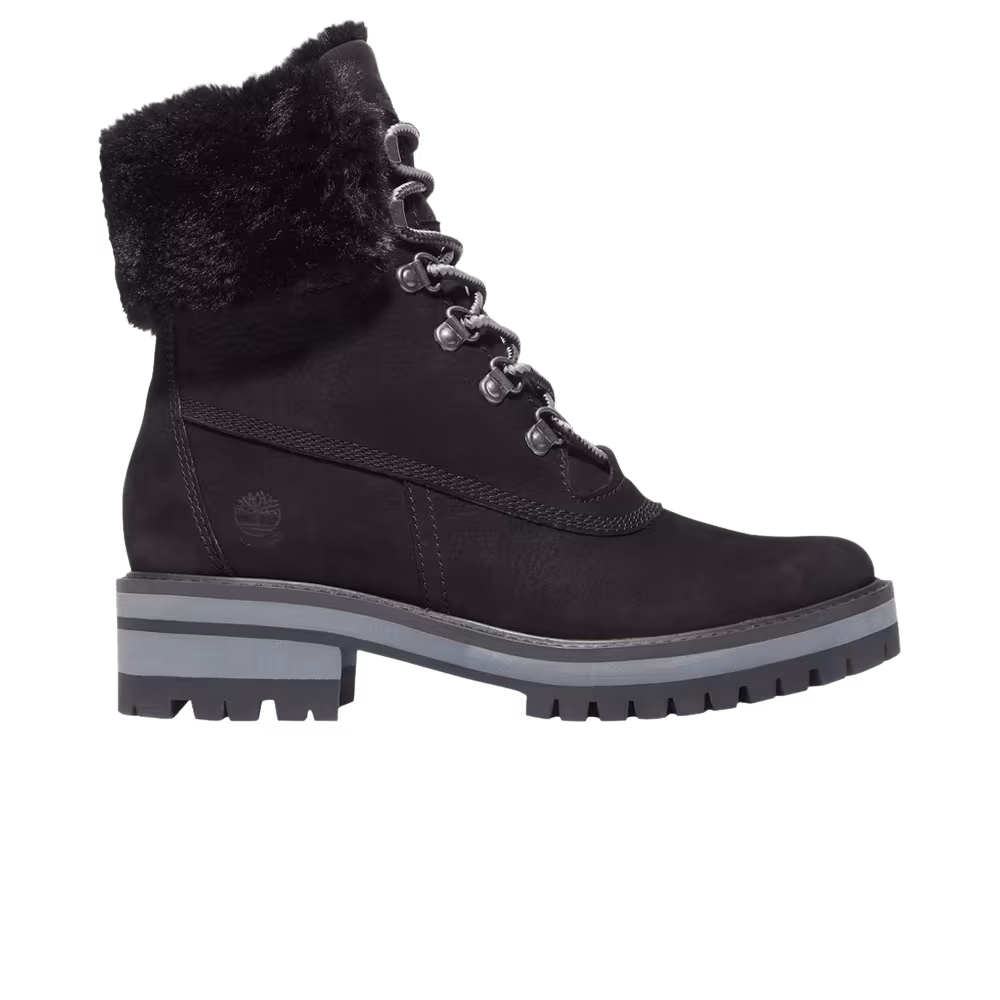 Timberland Women's Courmayeur Valley 6 Inch Warm Lined Boot Black
