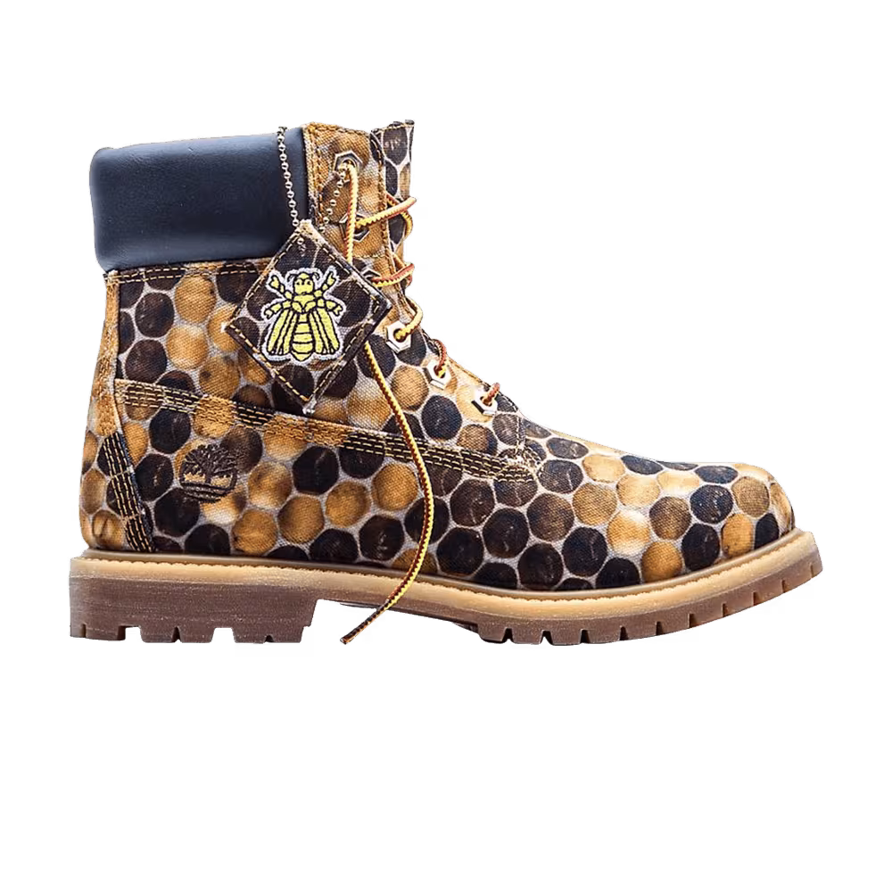 Timberland Bee Line x Women's 6 Inch Canvas Boot Honeycomb