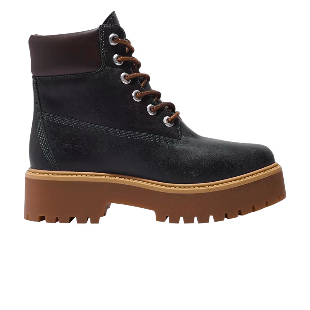 Timberland Women's Stone Street 6 Inch Premium Waterproof Platform Boot Green
