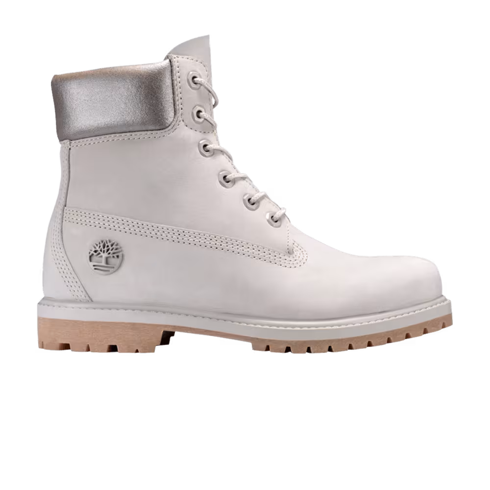 Timberland Women's 6 Inch Premium Boot Light Grey