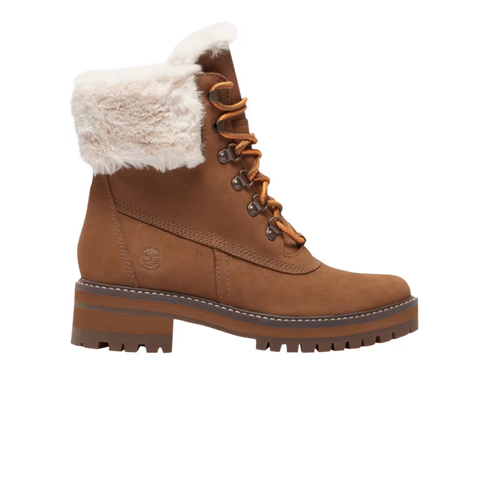 Timberland Women's Courmayeur Valley 6 Inch Shearling Boot Brown