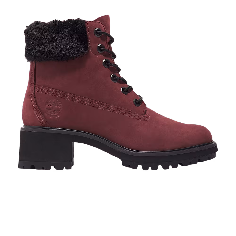 Timberland Women's 6 inch Kinsley Waterproof Boot Burgundy Nubuck