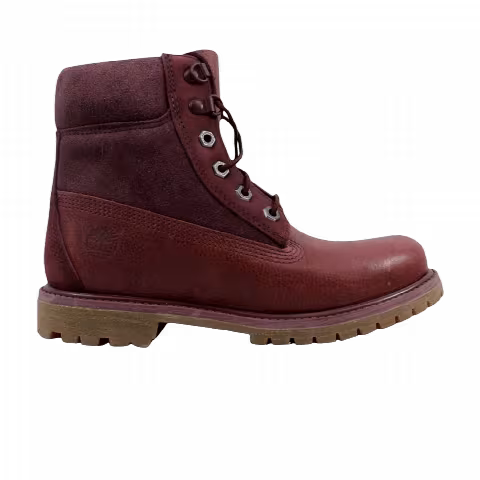 Timberland Wmns 6 Inch Premium D Ring 'Burgundy'