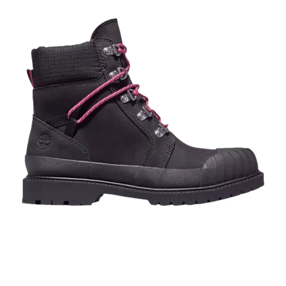 Timberland Women's 6 Inch Heritage Rubber Toe Boot Black