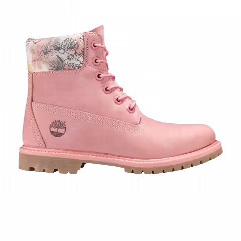 Timberland Wmns 6 Inch Premium Boot 'Floral - Medium Pink'