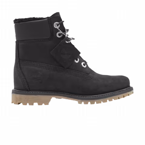 Timberland Wmns 6 Inch Premium 'Black Fleece'