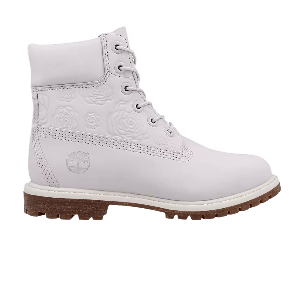 Timberland Women's 6 Inch Premium Boot Debossed Roses