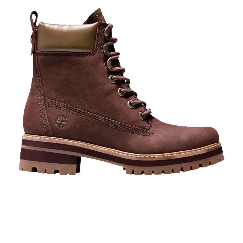 Timberland Women's Courmayeur Valley 6 Inch Boot Burgundy