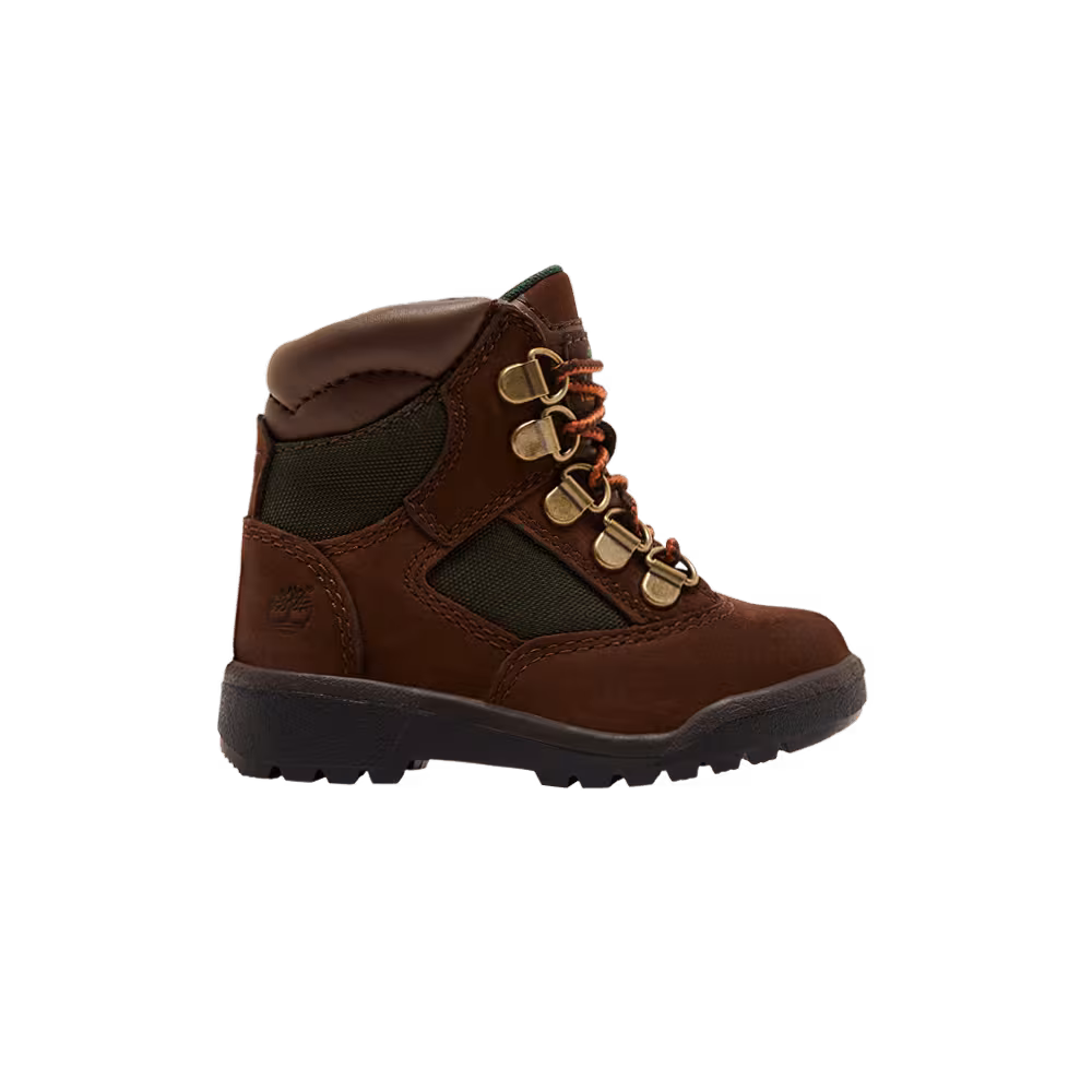 Timberland 6 Inch Field Boot Toddler Medium Brown Olive