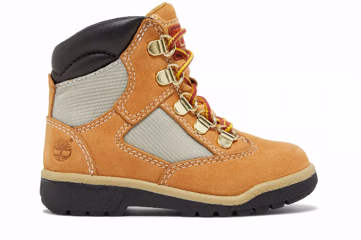 Timberland 6 Inch Field Boot Toddler Wheat, view 2