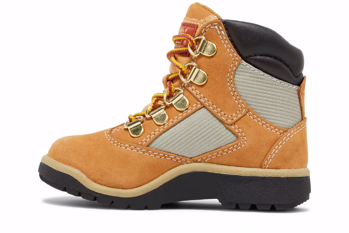 Timberland 6 Inch Field Boot Toddler Wheat, view 4