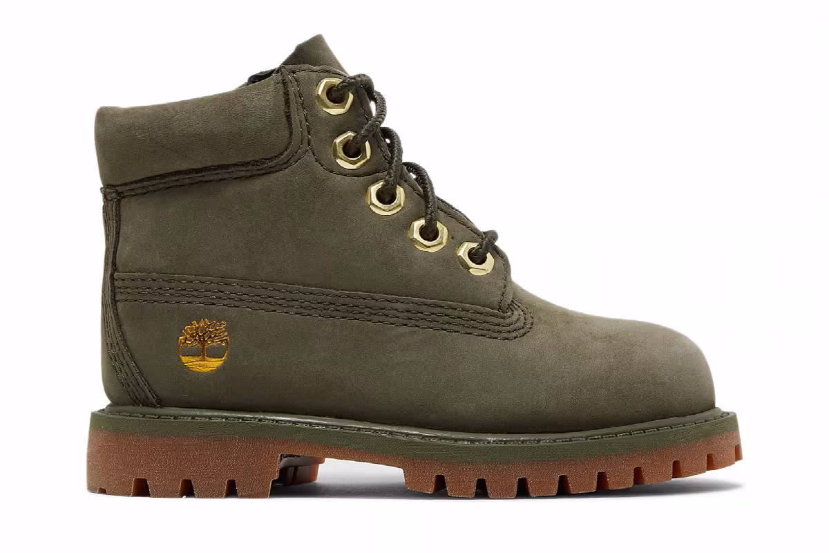 Timberland 6 Inch Premium Toddler Dark Green, view 2