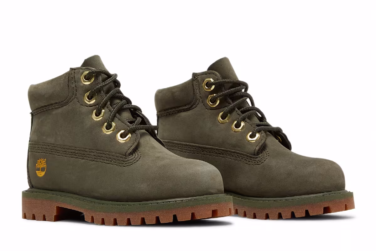 Timberland 6 Inch Premium Toddler Dark Green, view 9