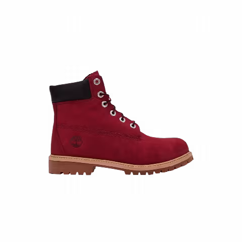 Timberland 6 Inch Premium Waterproof Boot Toddler 'Red Nubuck Black'