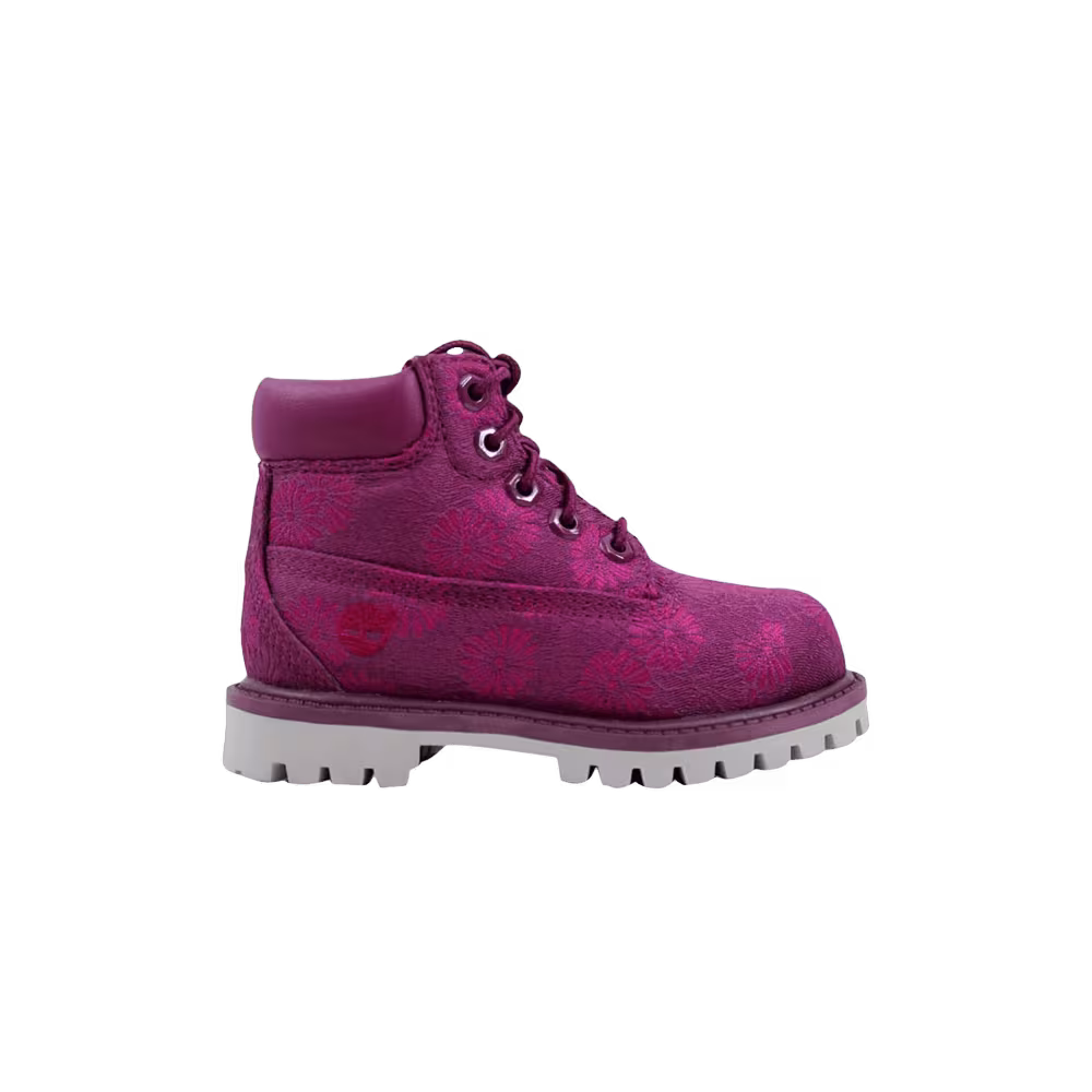 Timberland 6 Inch Classic Toddler Magenta Flora