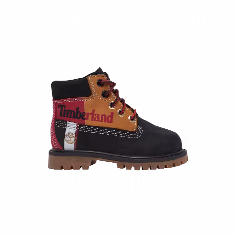 Timberland 6 Inch Prenium Toddler 'Patch Logo - Black'