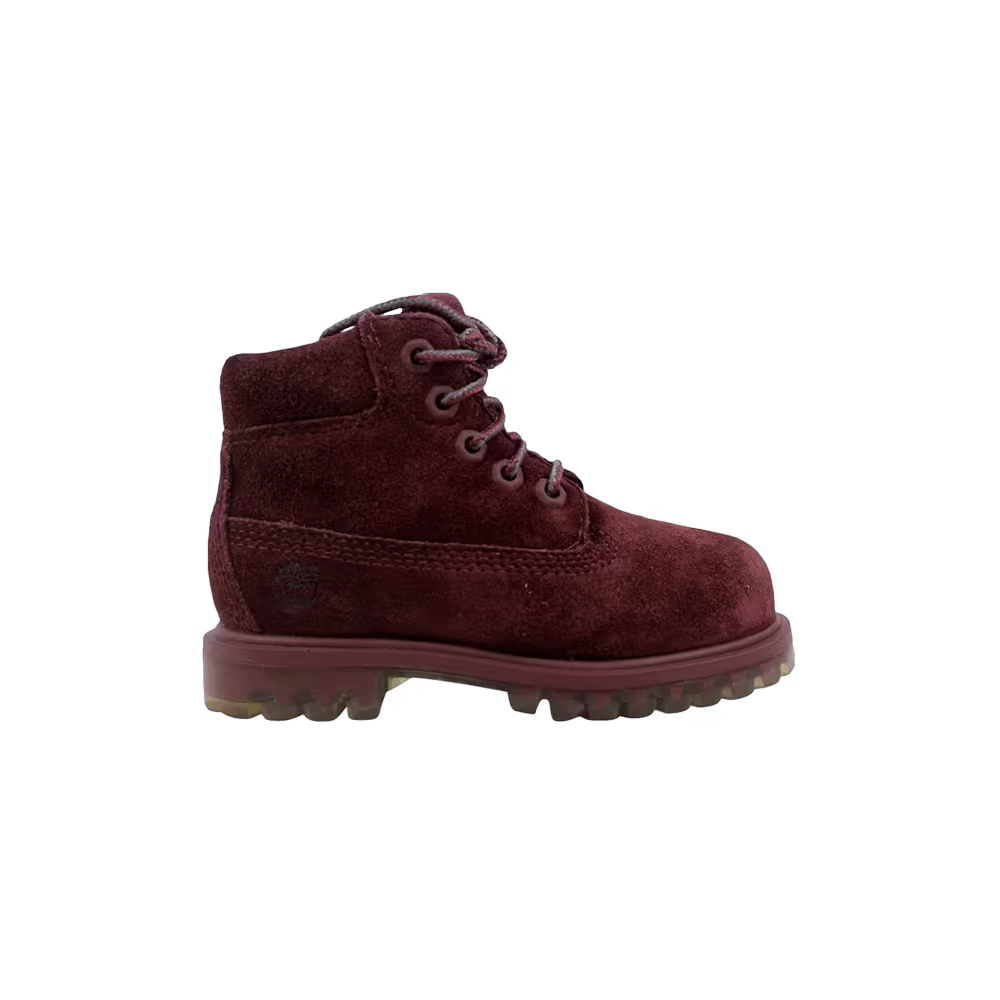 Timberland 6 Inch Premium Suede Toddler Dark Red