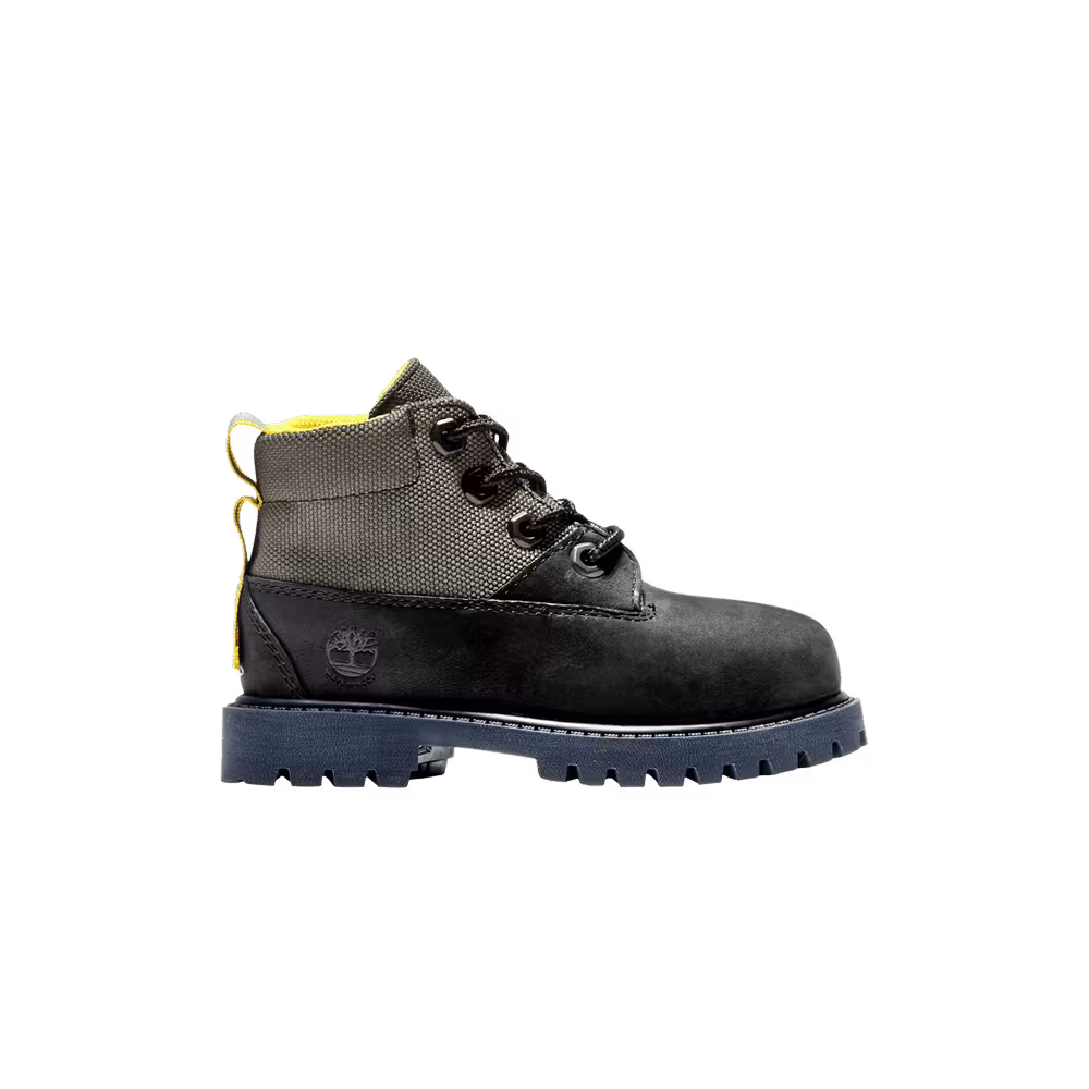 Timberland 6 Inch Treadlight Waterproof Rebotl Toddler Black Grey