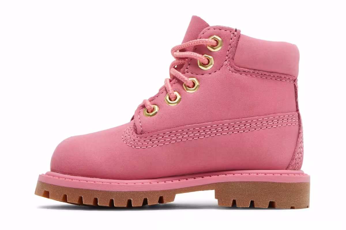 Timberland 6 Inch Premium Boot Toddler Medium Pink, view 4