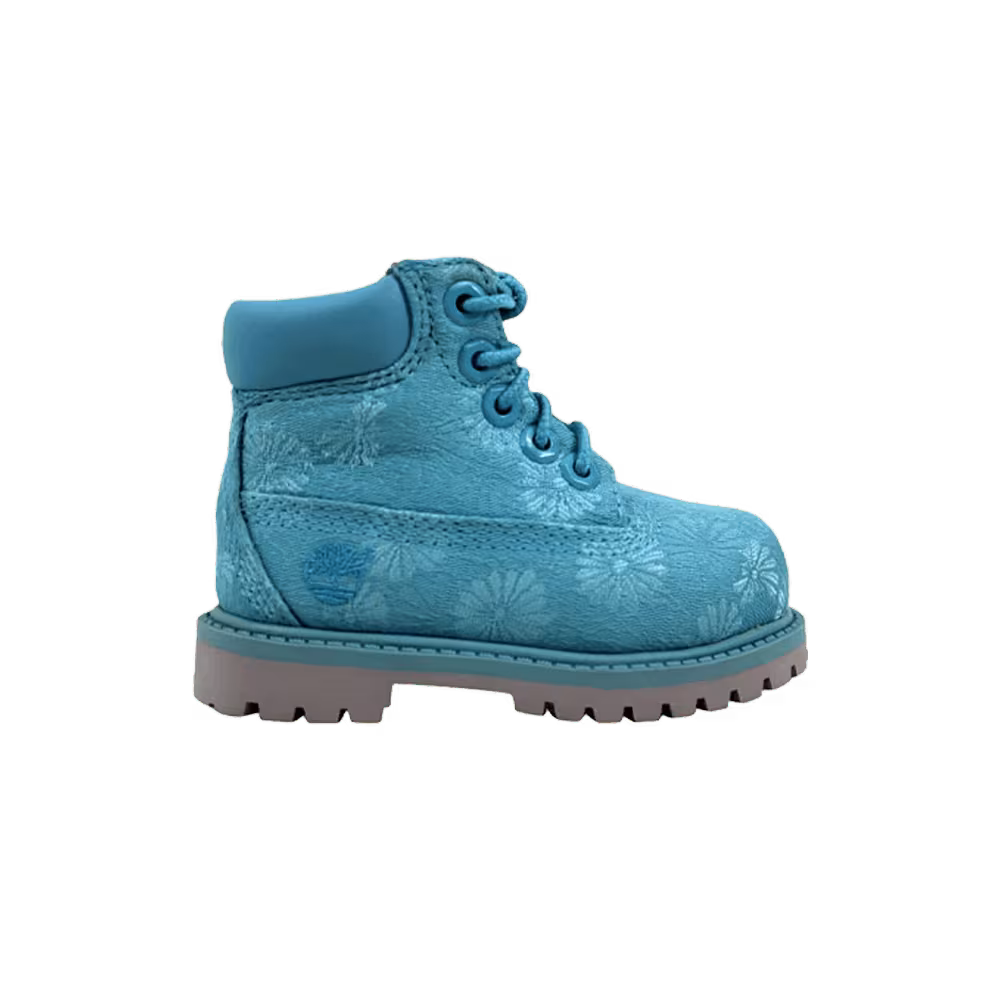 Timberland 6 Inch Classic Toddler Blue Floral