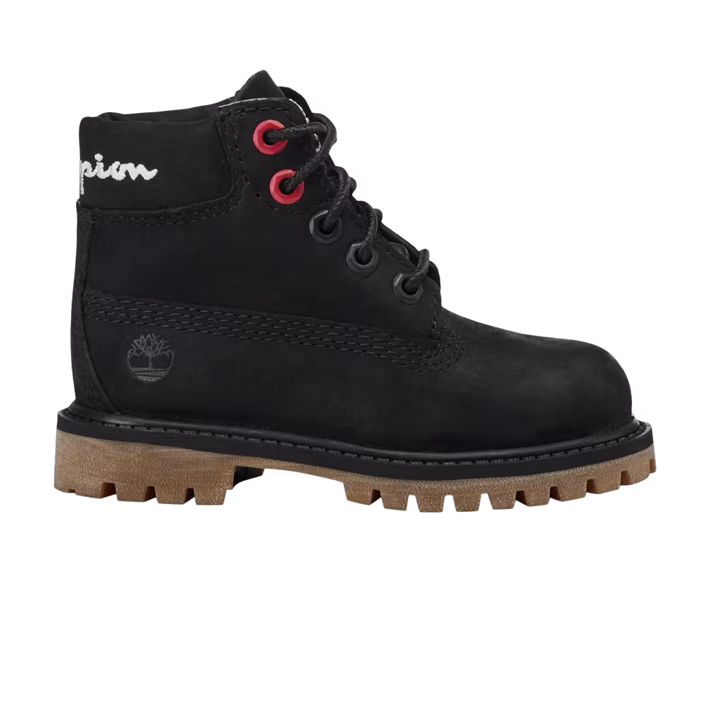 Champion x Timberland 6 Inch Premium Toddler Black