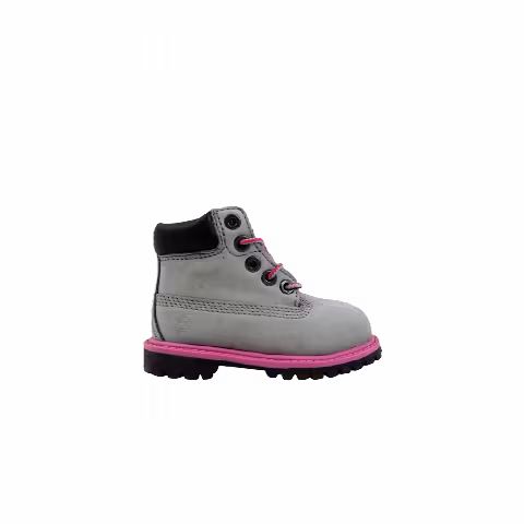 Timberland 6 Inch Premium Toddler 'Grey Pink'