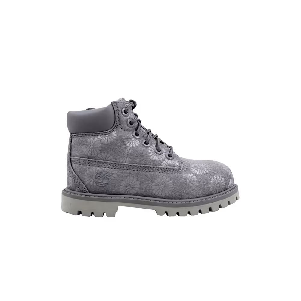 Timberland 6 Inch Classic Toddler Grey Floral