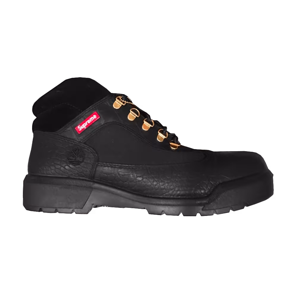 Supreme x Timberland Field Boot Croc Pack - Black