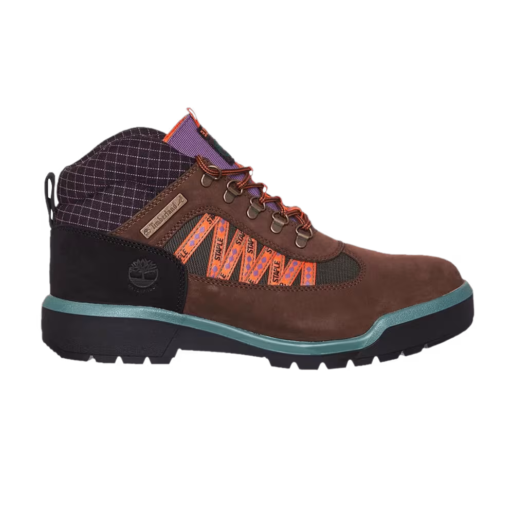 Staple x Timberland Field Boot Chukka Mid Dark Brown Nubuck