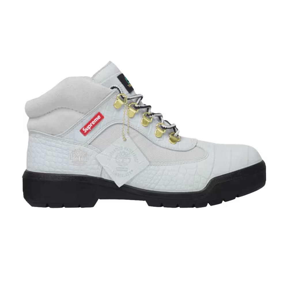 Supreme x Timberland Field Boot Croc Pack - White
